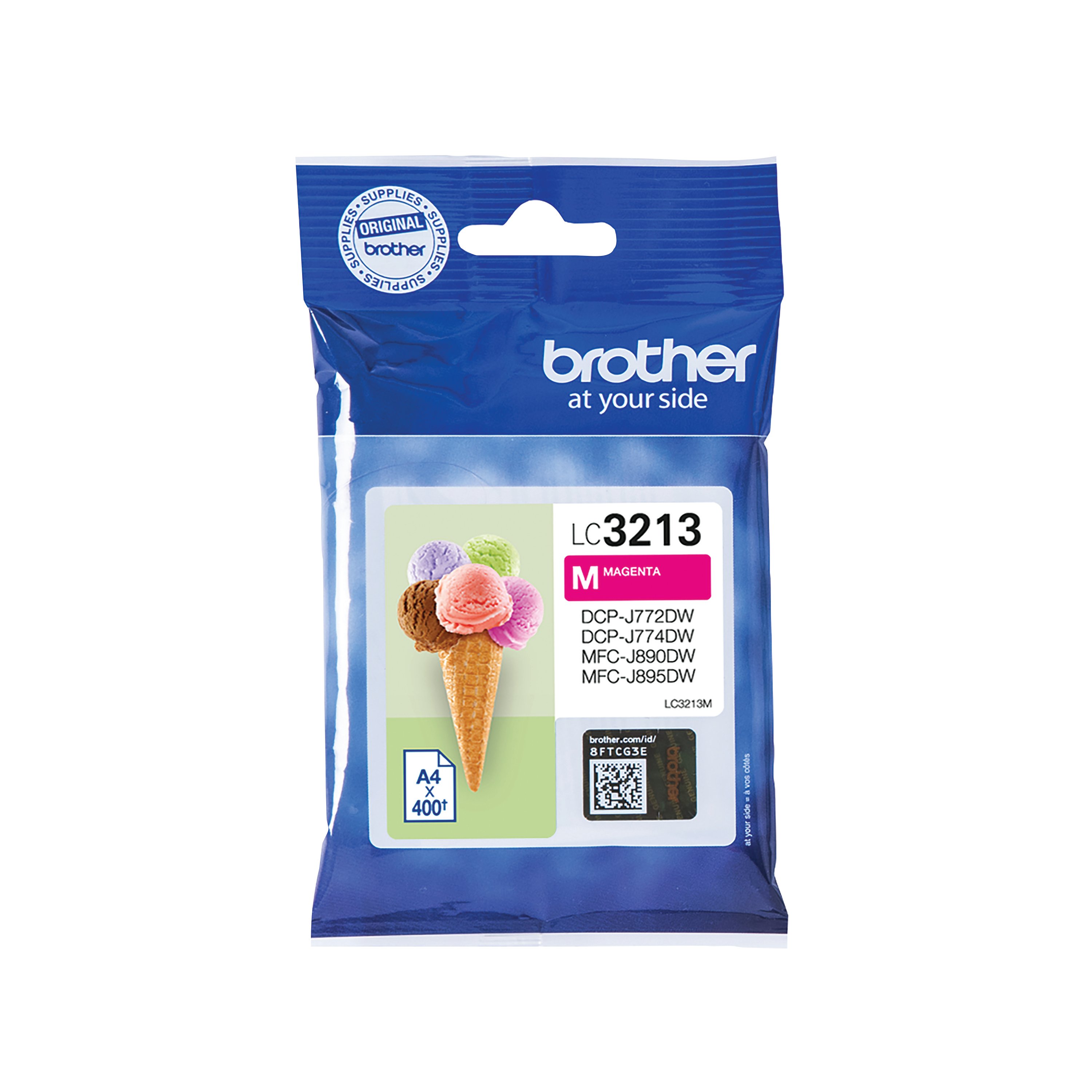 Image of Brother LC3213M Inkjet Cartridge High Yield Magenta LC3213M