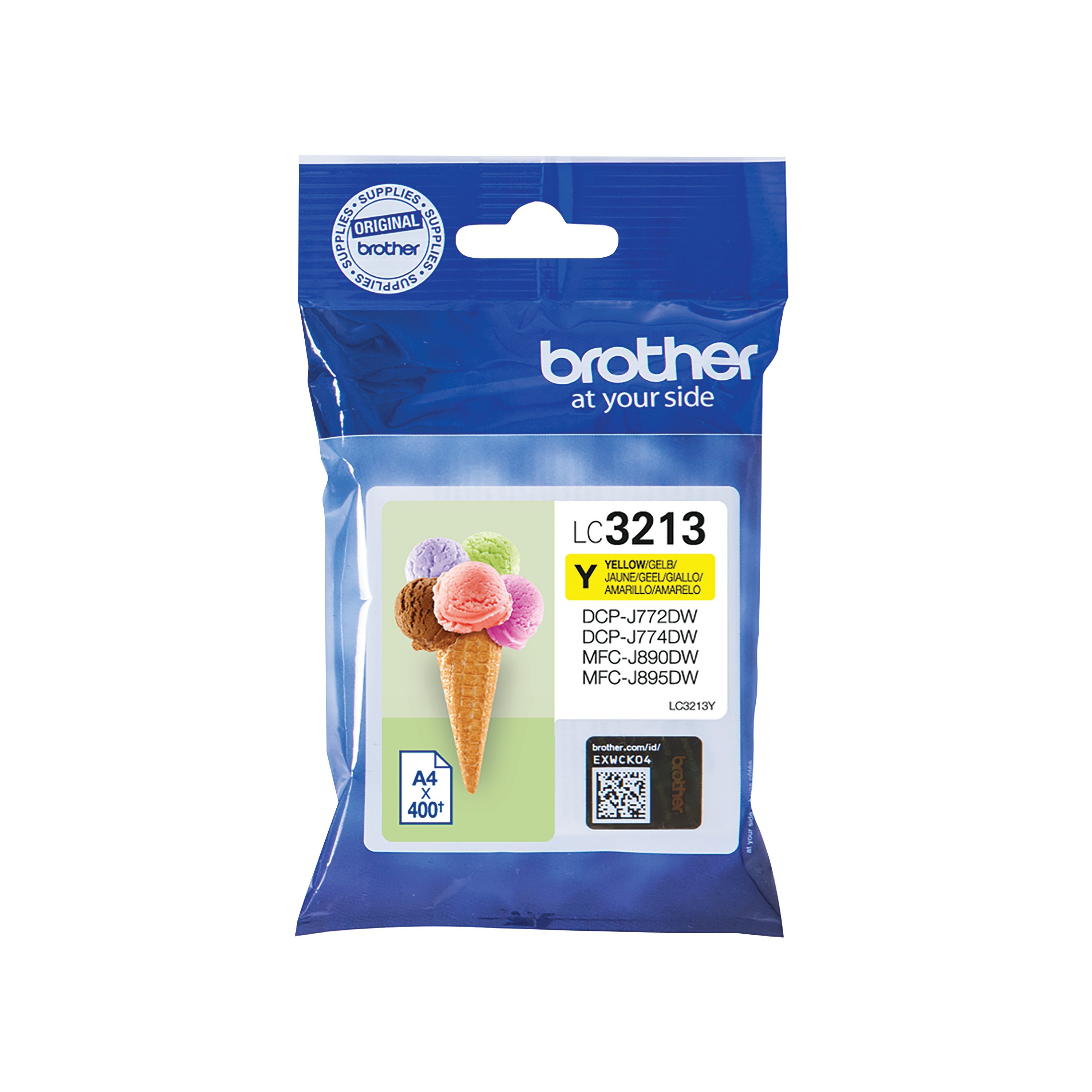 Image of Brother LC3213Y Inkjet Cartridge High Yield Yellow LC3213Y