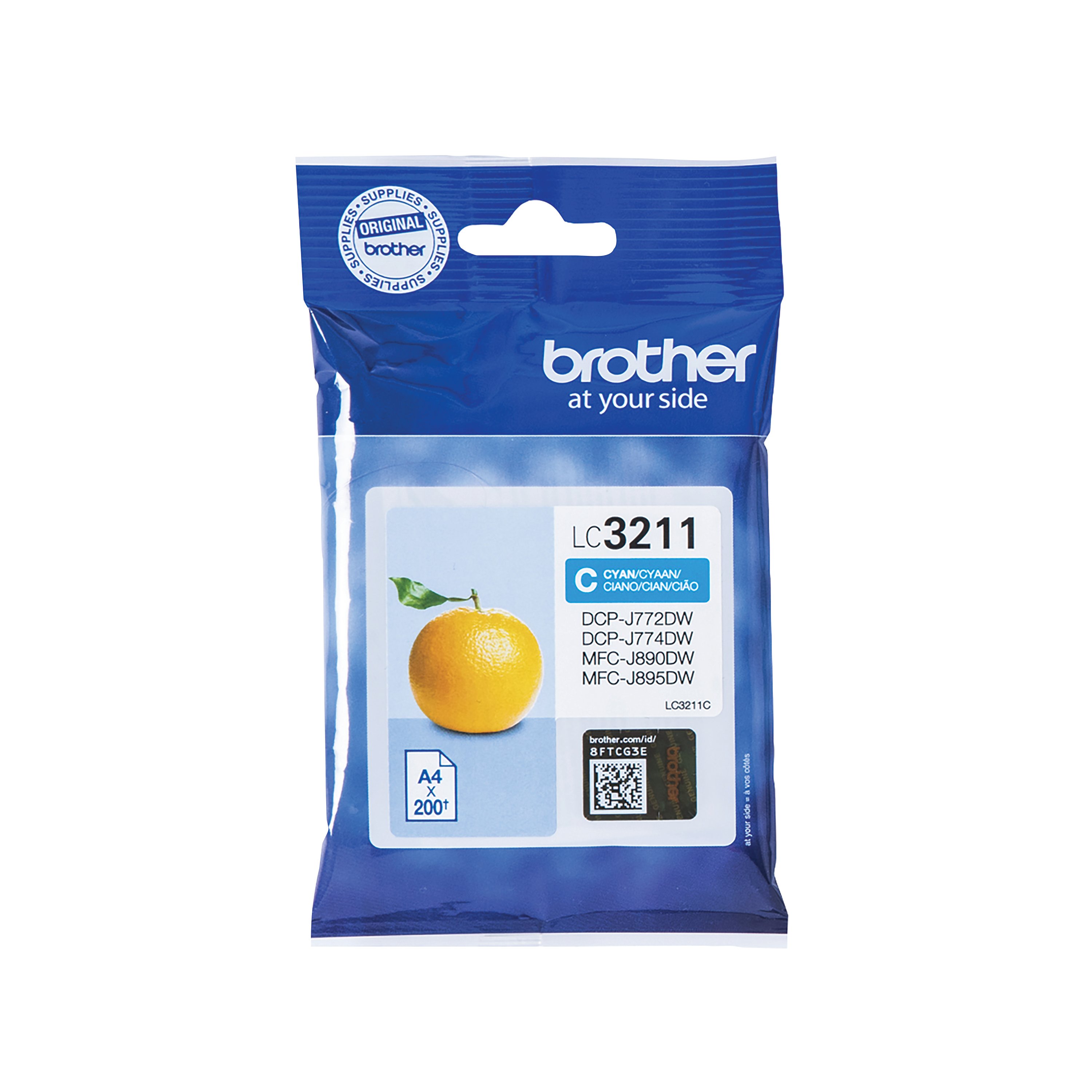 Image of Brother LC3211C Inkjet Cartridge Cyan LC3211C