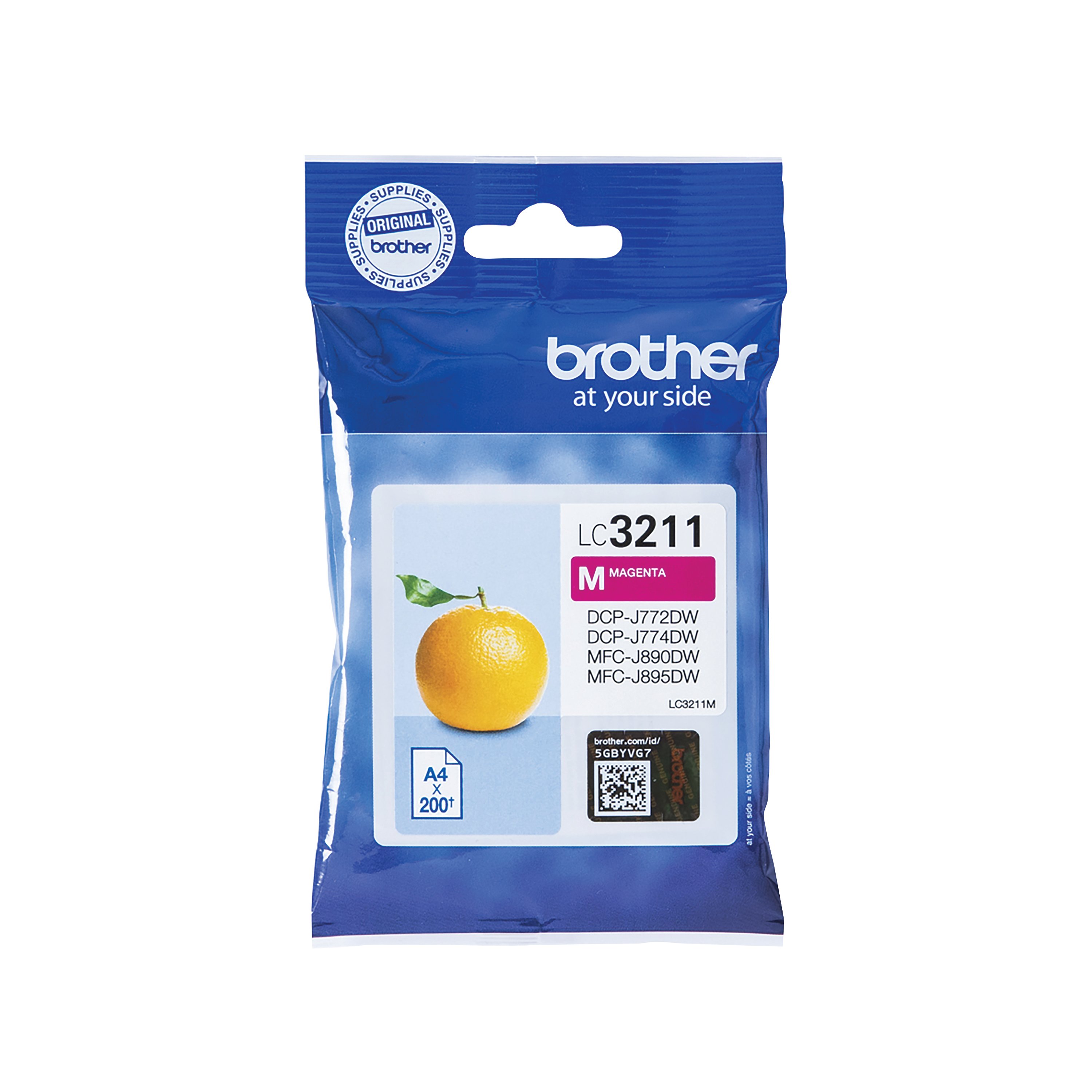 Image of Brother LC3211M Inkjet Cartridge Magenta LC3211M