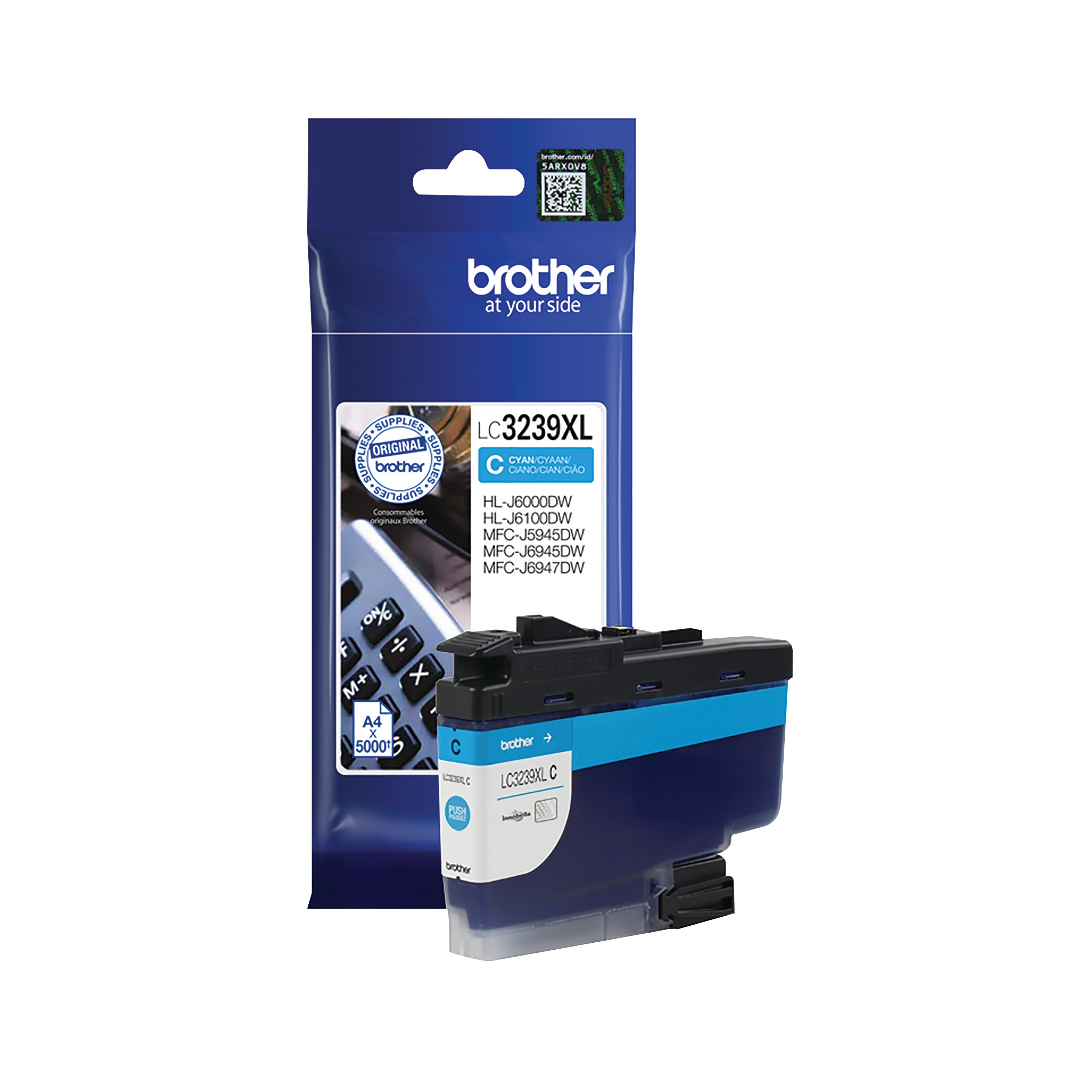 Image of Brother LC3239XLC Inkjet Cartridge High Yield Cyan LC3239XLC