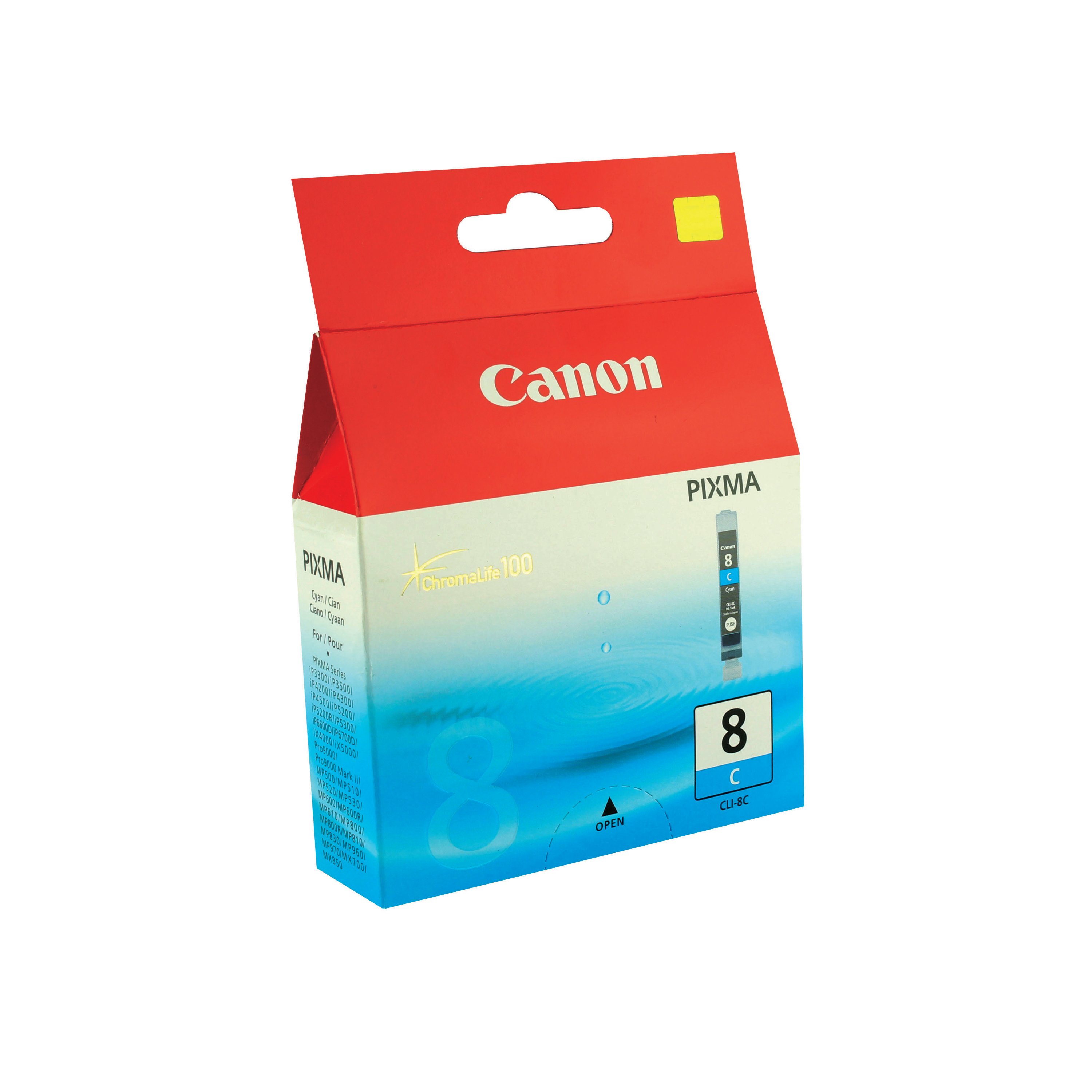 Image of Canon CLI-8C Ink Cartridge Cyan 0621B001