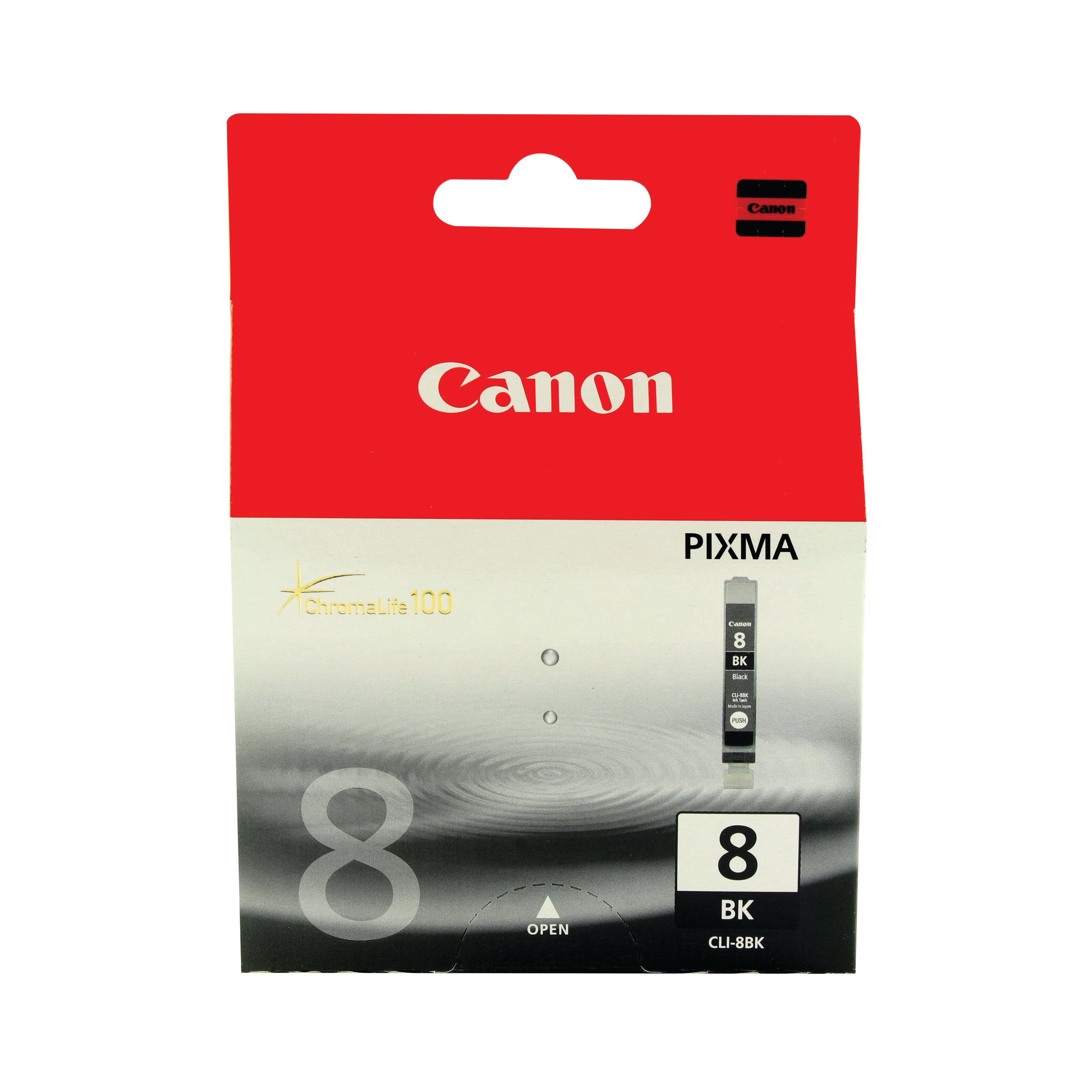 Image of Canon CLI-8BK Ink Cartridge Black 0620B001