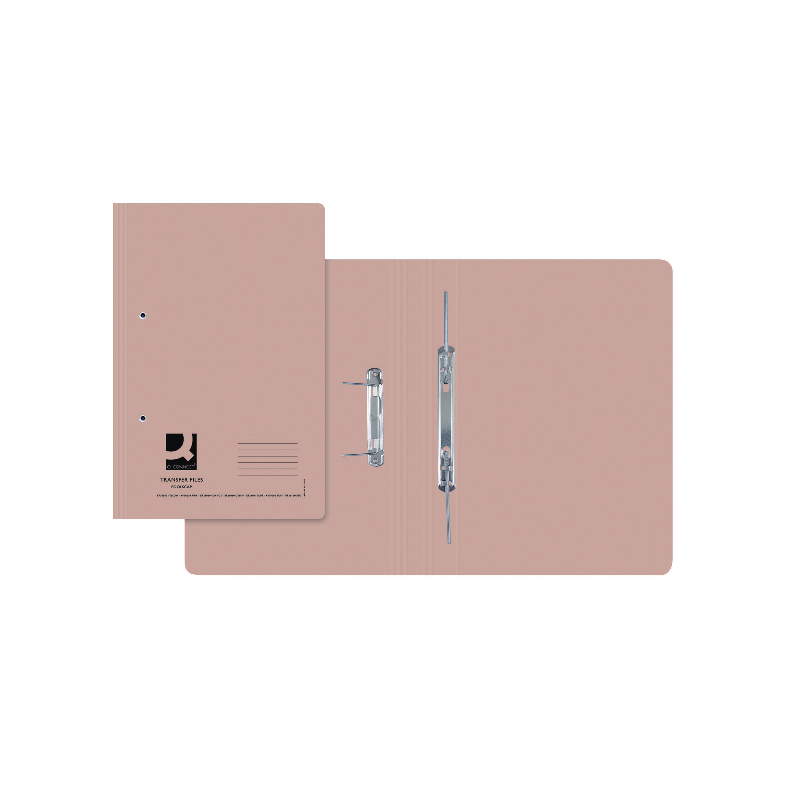 Buff File Storage Q-Connect Transfer File 35mm Capacity Foolscap Buff (Pack of 25) KF26062