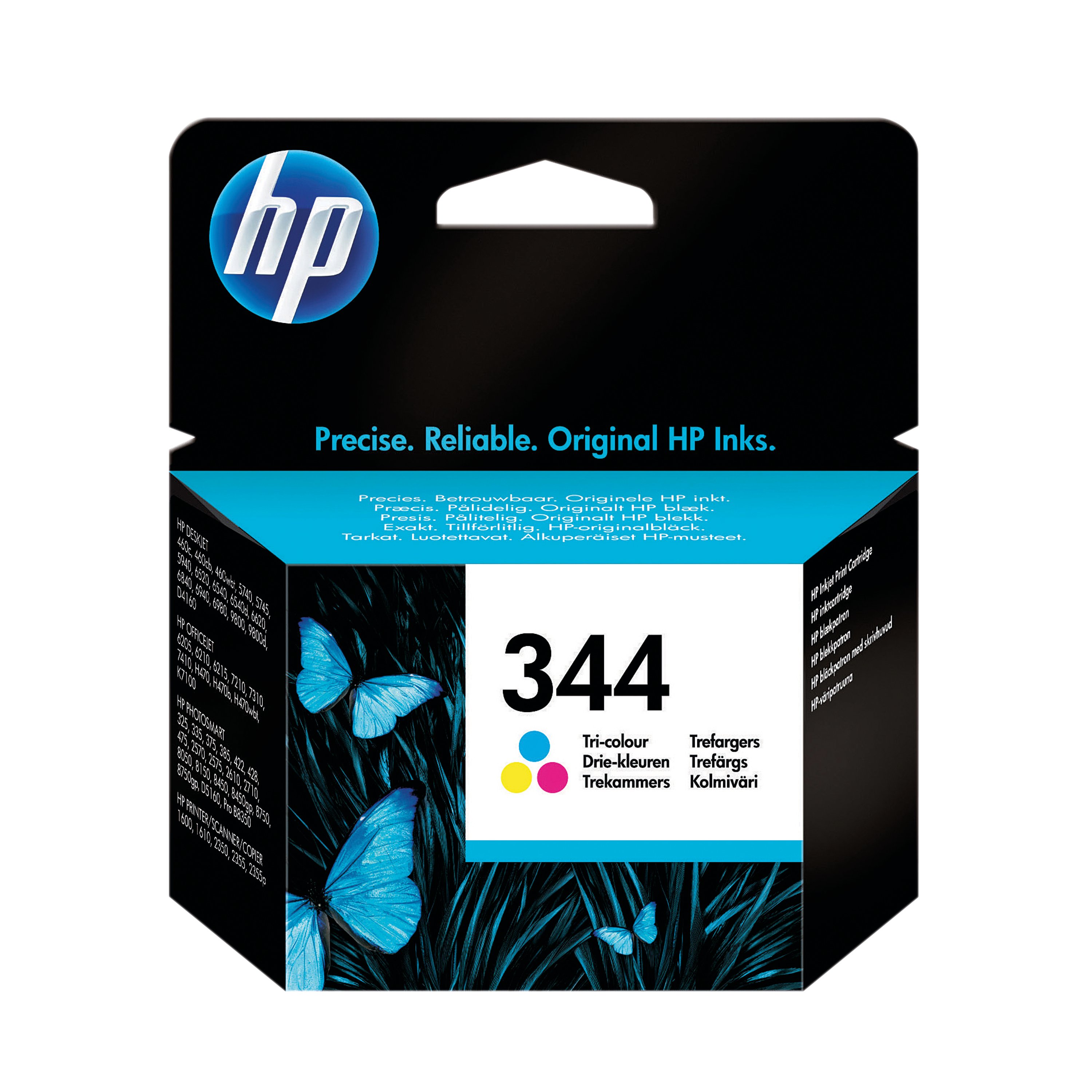 Image of HP 344 Original Ink Cartridge 14-ml Tri-color C9363EE