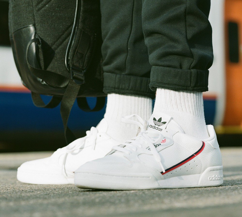 mens adidas continental 80 white