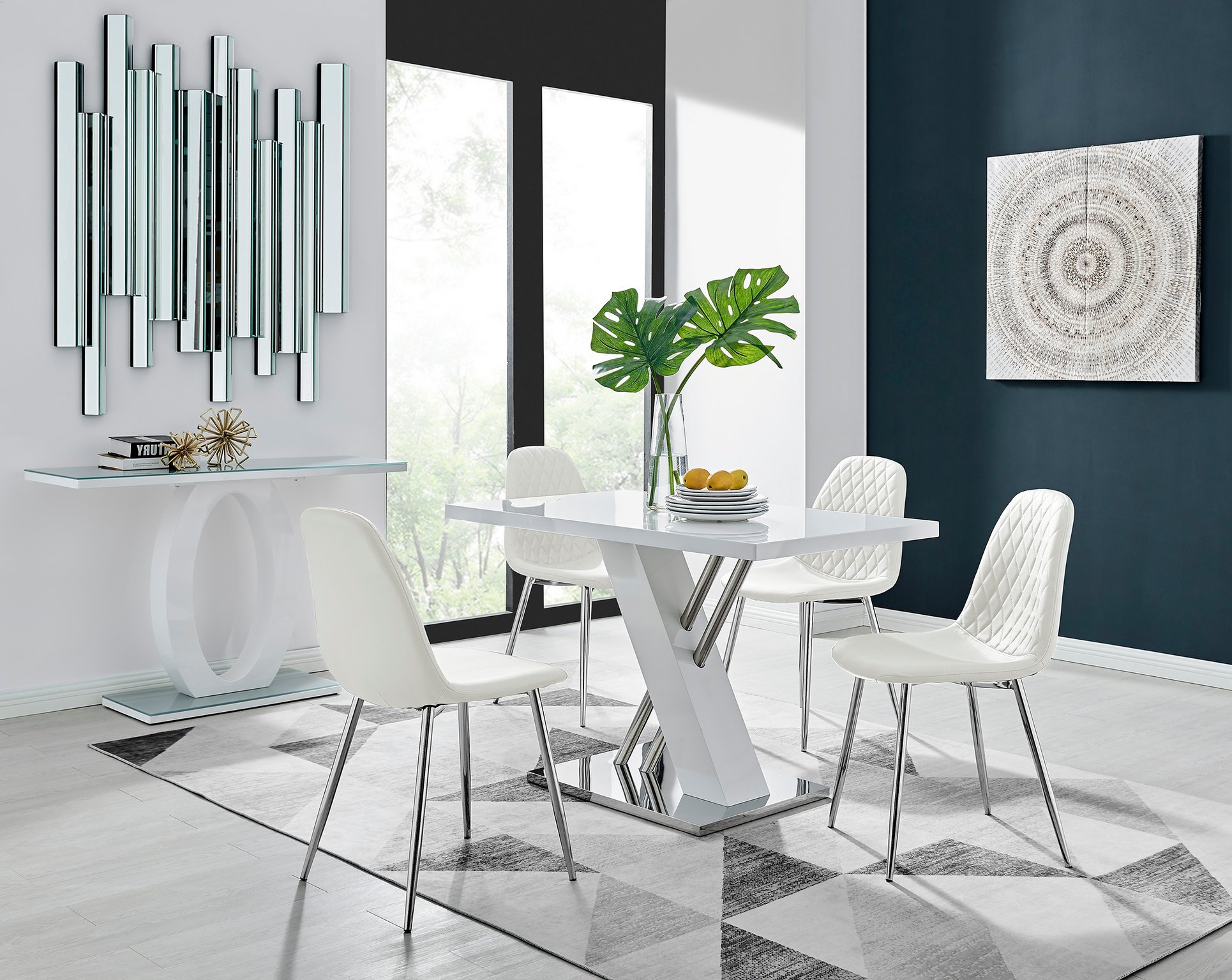 Ebay white chairs on sale