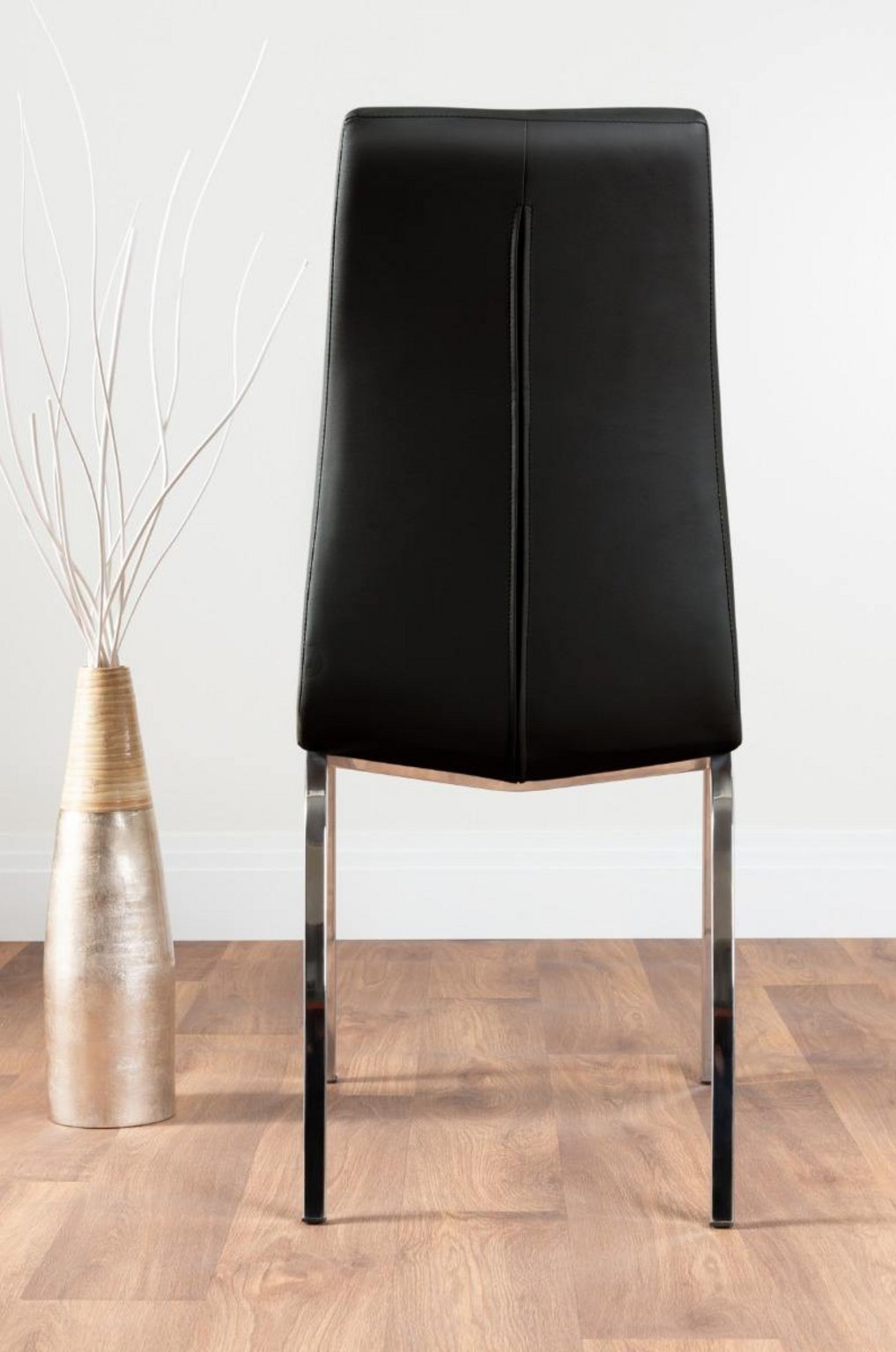NOVARA Gold Round Tempered Glass Dining Table And 4 Faux Leather Dining Chairs - Picture 32 of 410