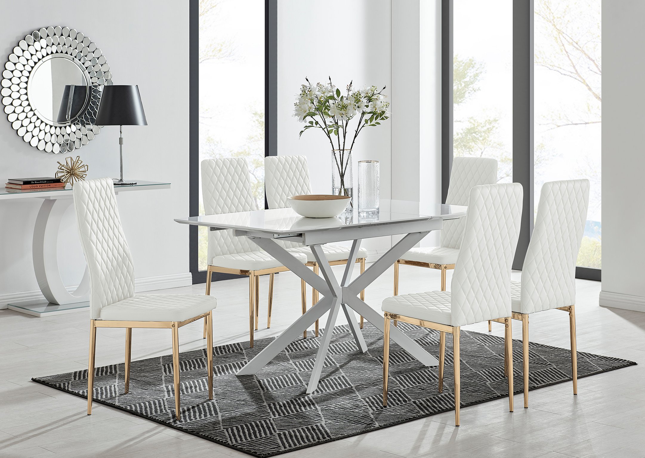 Louis Vuitton Dining Table and Chairs Collection 