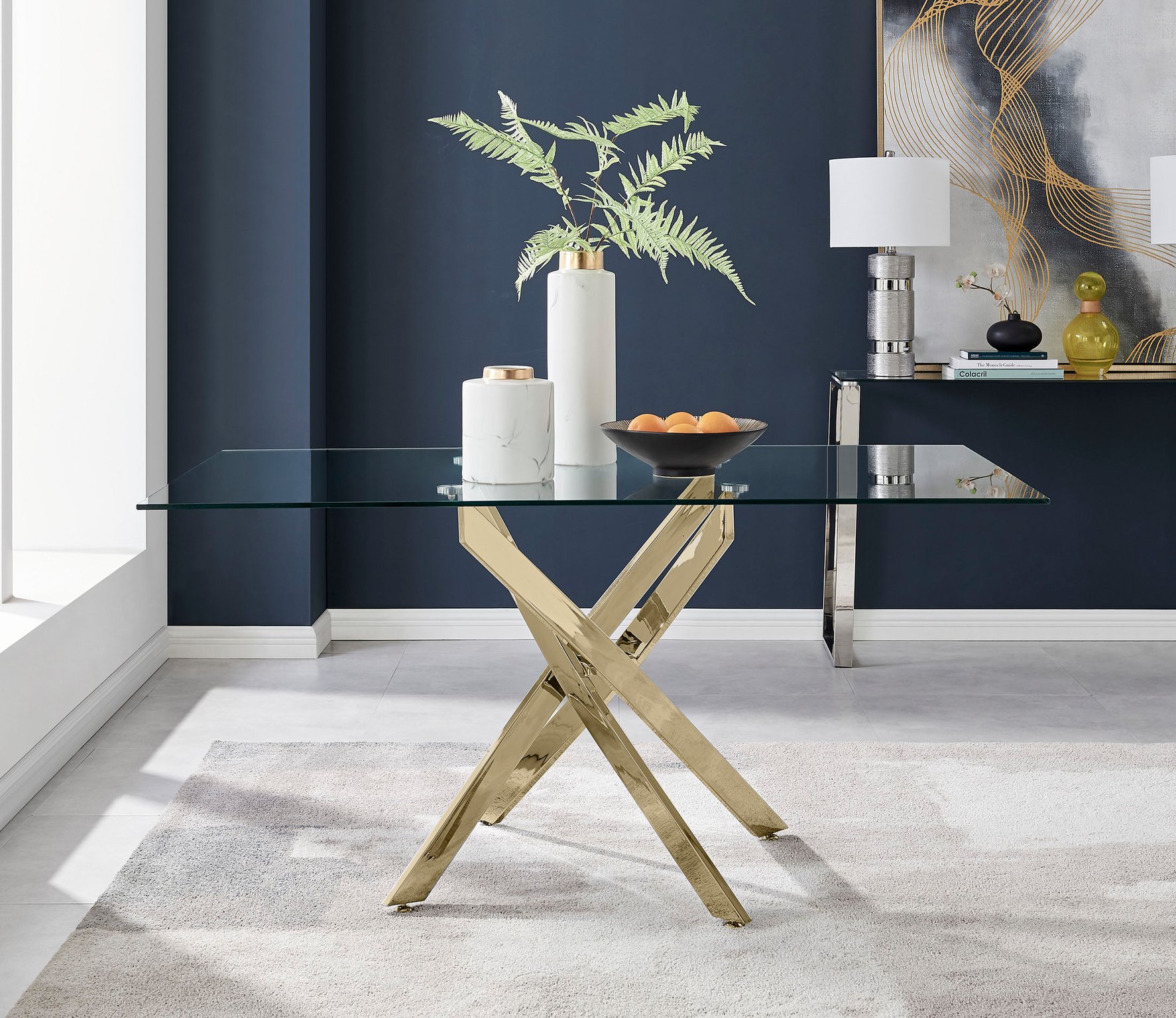 kitchen table with gold legs