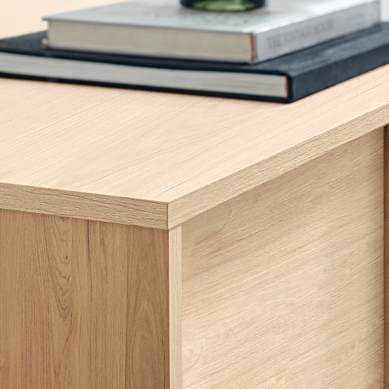 Svit Wooden Storage Sideboard Black Legs Minimalist Scandi Industrial 3 Drawers - Picture 12 of 14