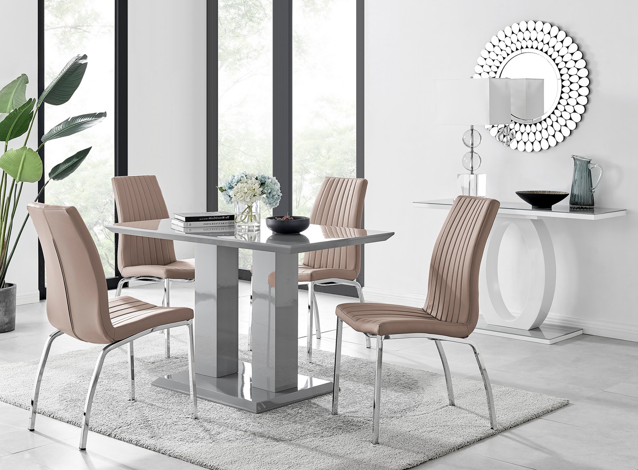 gloss dining chairs