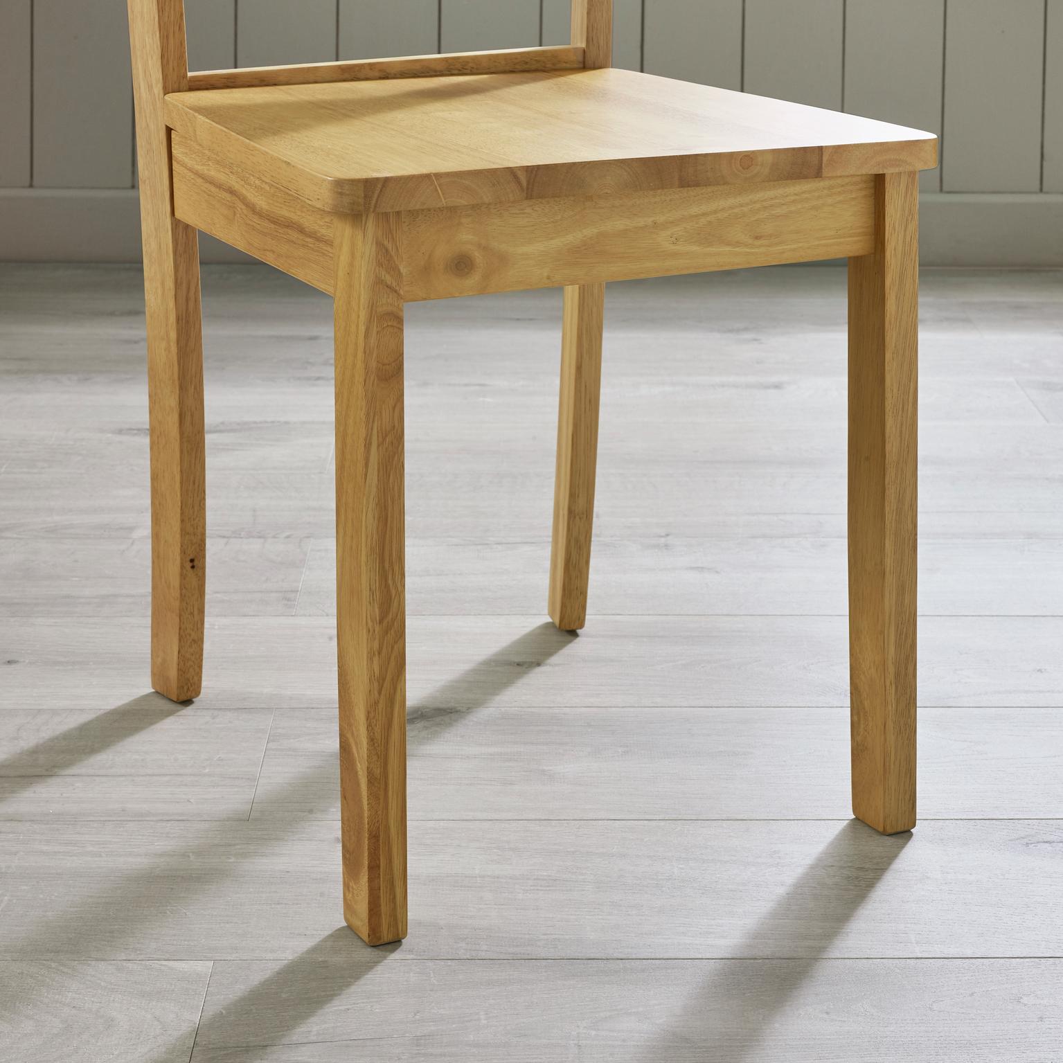 Bude 106cm Round Wooden Dining Table & 4 Millford Chairs Farmhouse - Picture 38 of 38