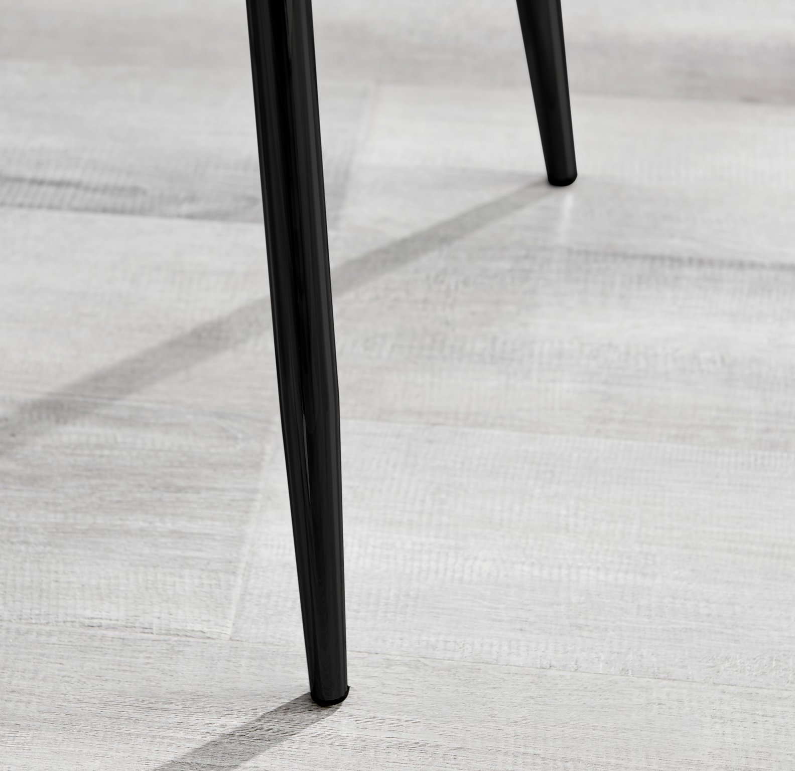 Set of 2 Nora Velvet Dining Chairs with Black or Chrome Legs Modern Wingback - Picture 12 of 79