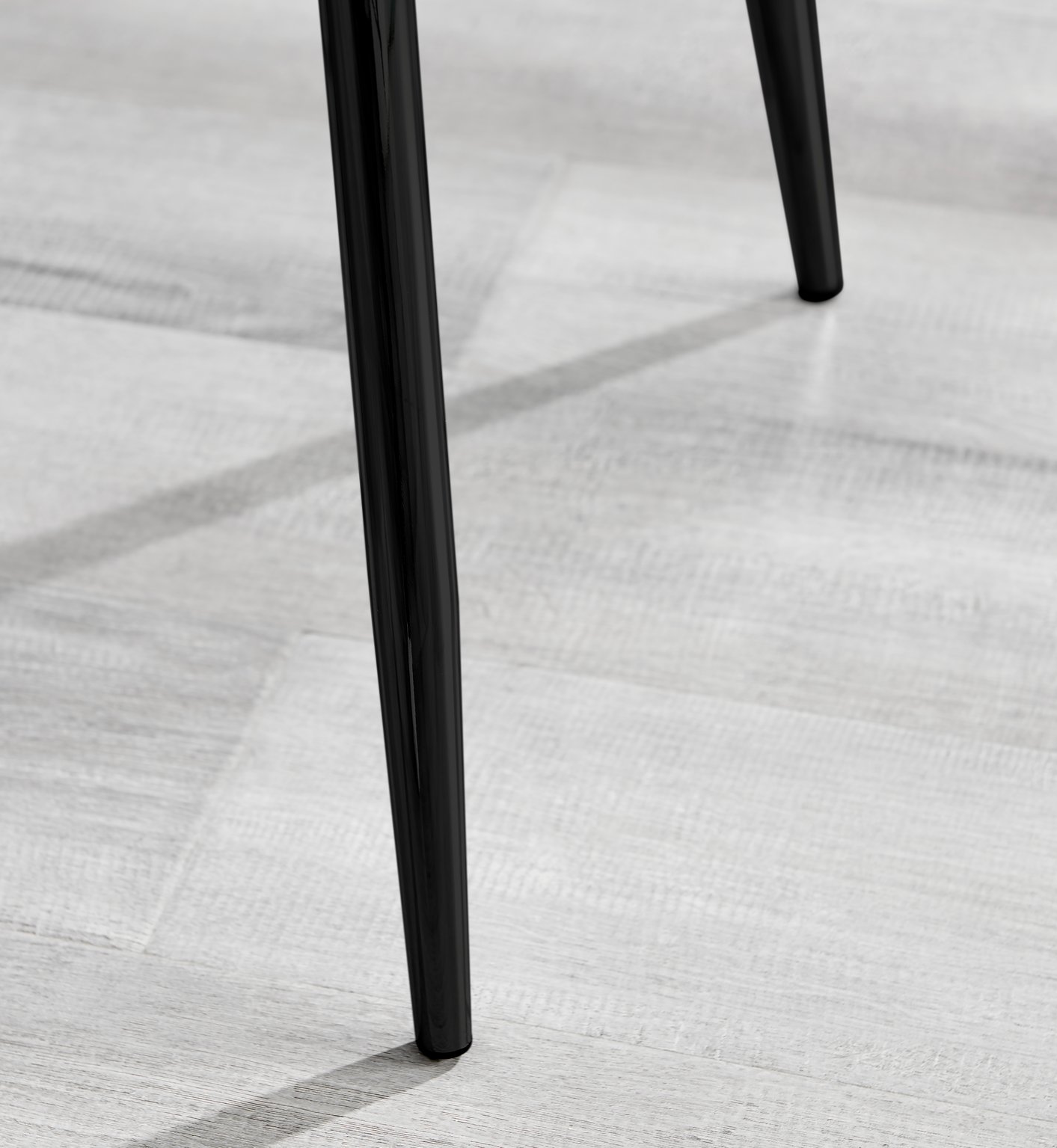 Set of 2 Nora Velvet Dining Chairs with Black or Chrome Legs Modern Wingback - Picture 39 of 79