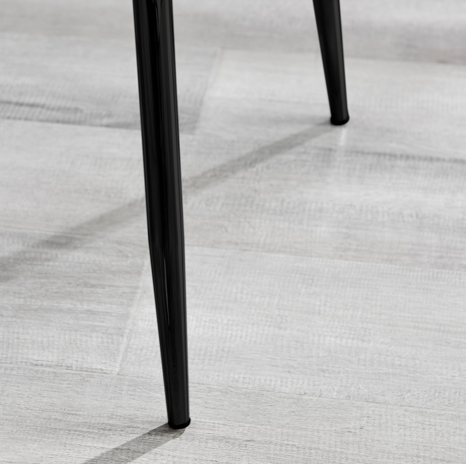 Set of 2 Nora Velvet Dining Chairs with Black or Chrome Legs Modern Wingback - Picture 30 of 79