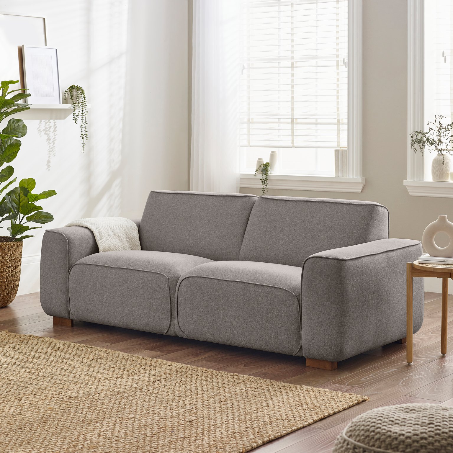 Petra 3 Seater Sofa in Recycled Fabric