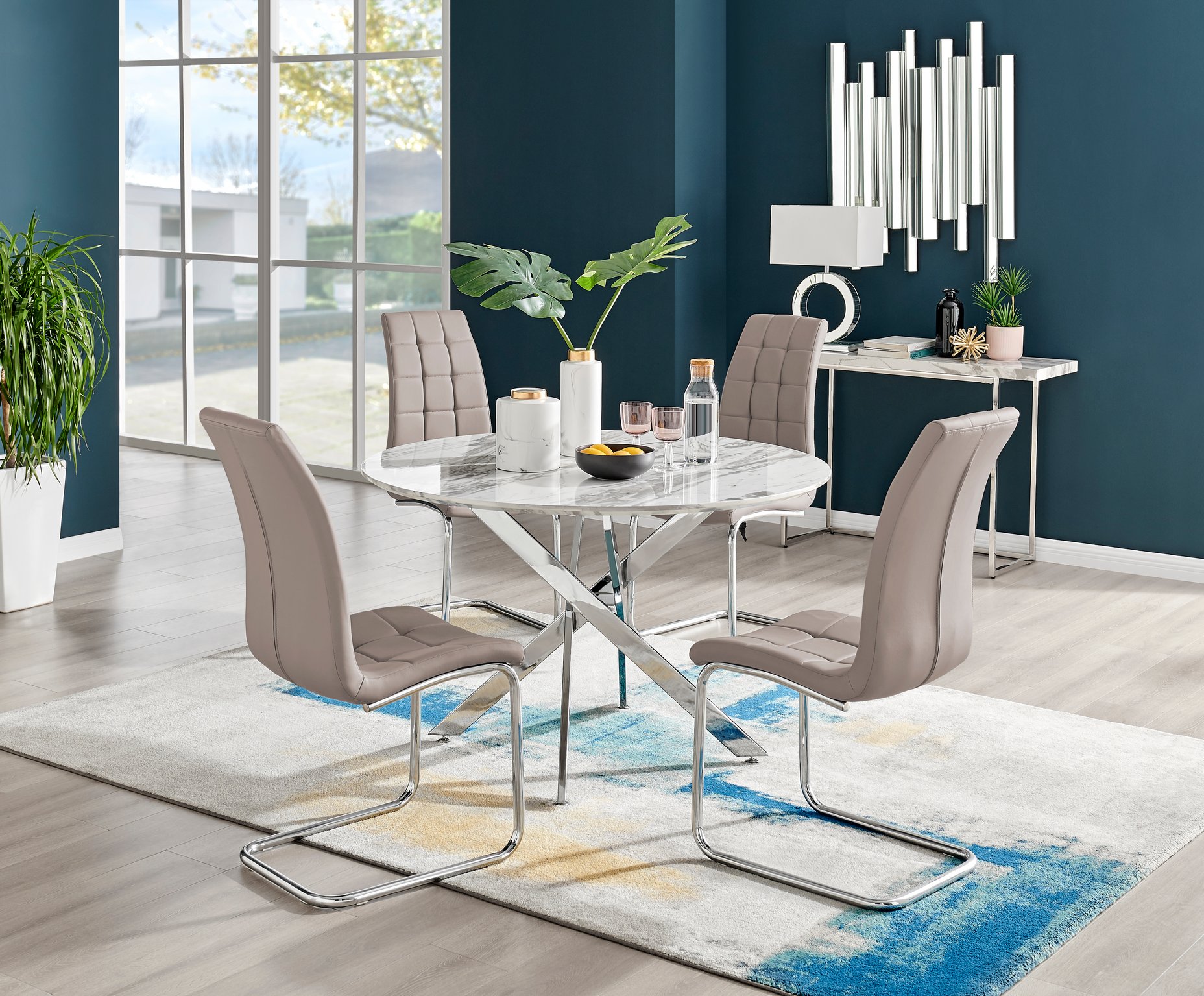 48 round dining on sale table and chairs