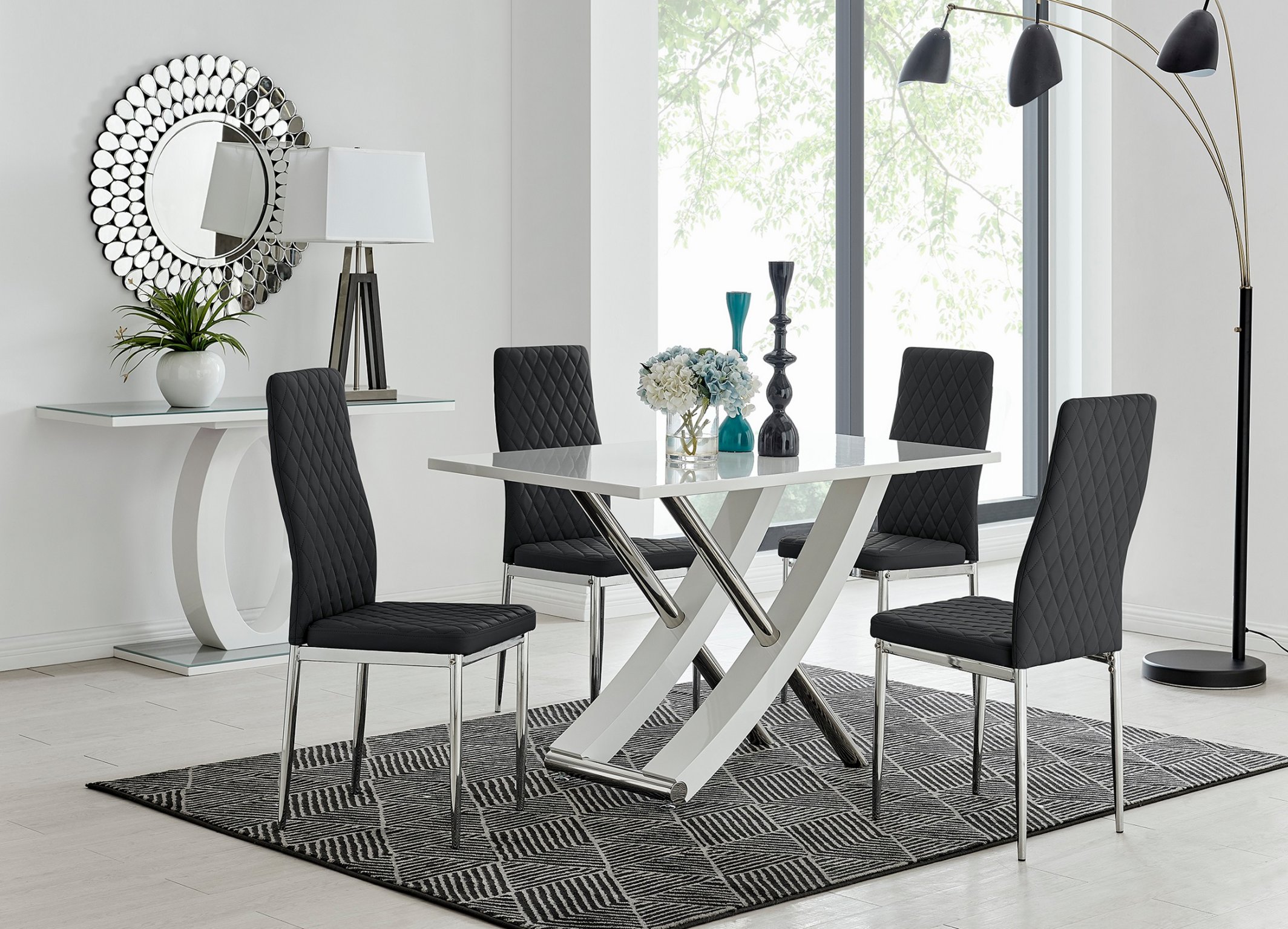 leatherette dining room chairs