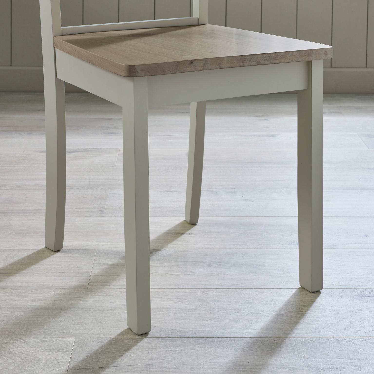 Bude 106cm Round Wooden Dining Table & 4 Millford Chairs Farmhouse - Picture 15 of 38