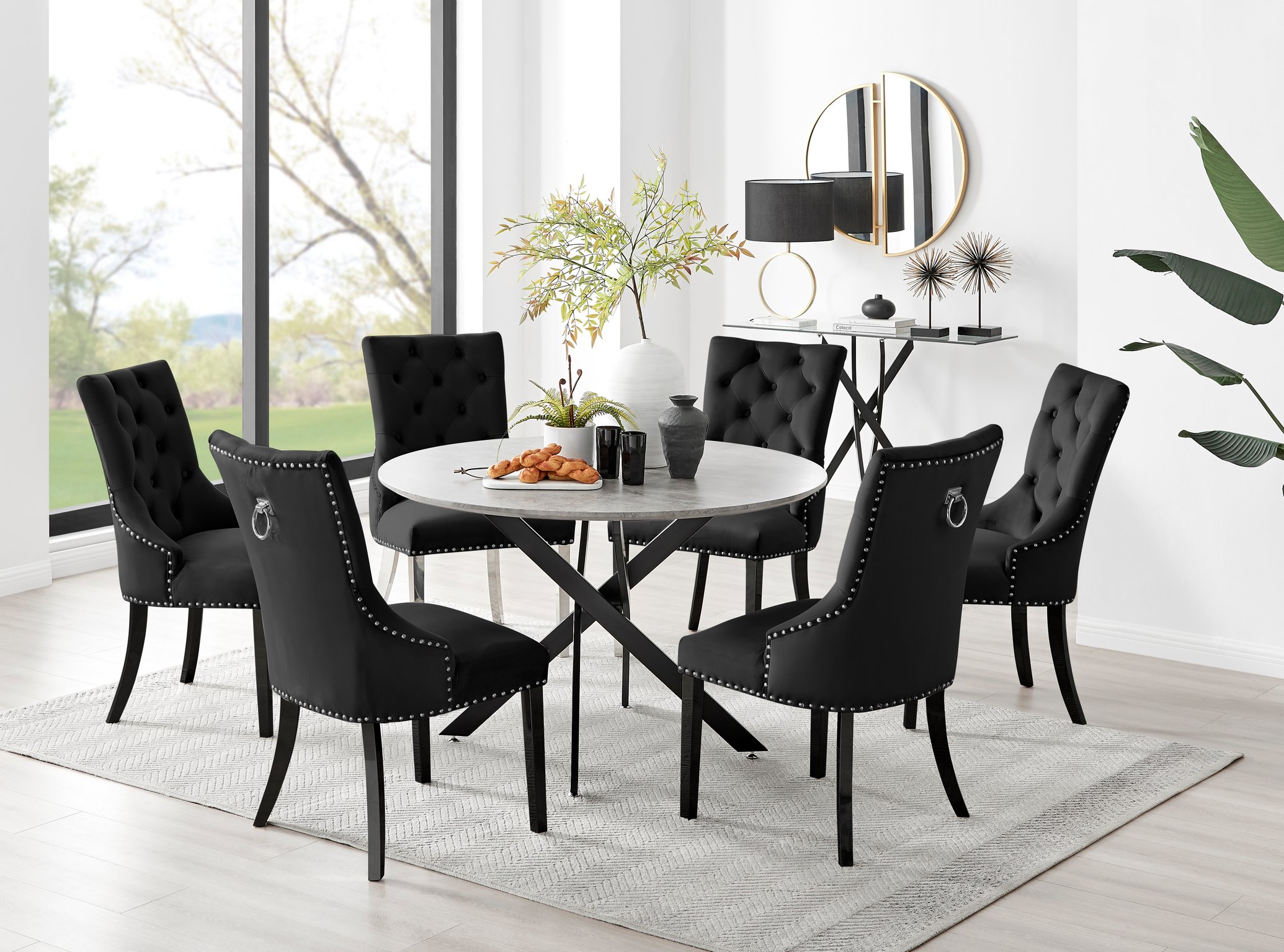 52 inch round on sale dining table