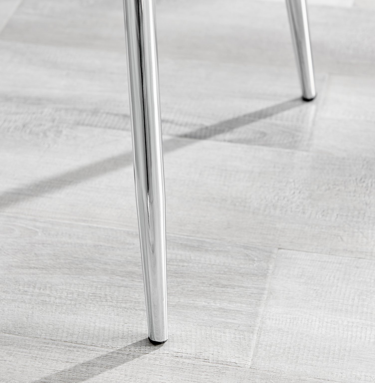 Set of 2 Nora Velvet Dining Chairs with Black or Chrome Legs Modern Wingback - Picture 57 of 79