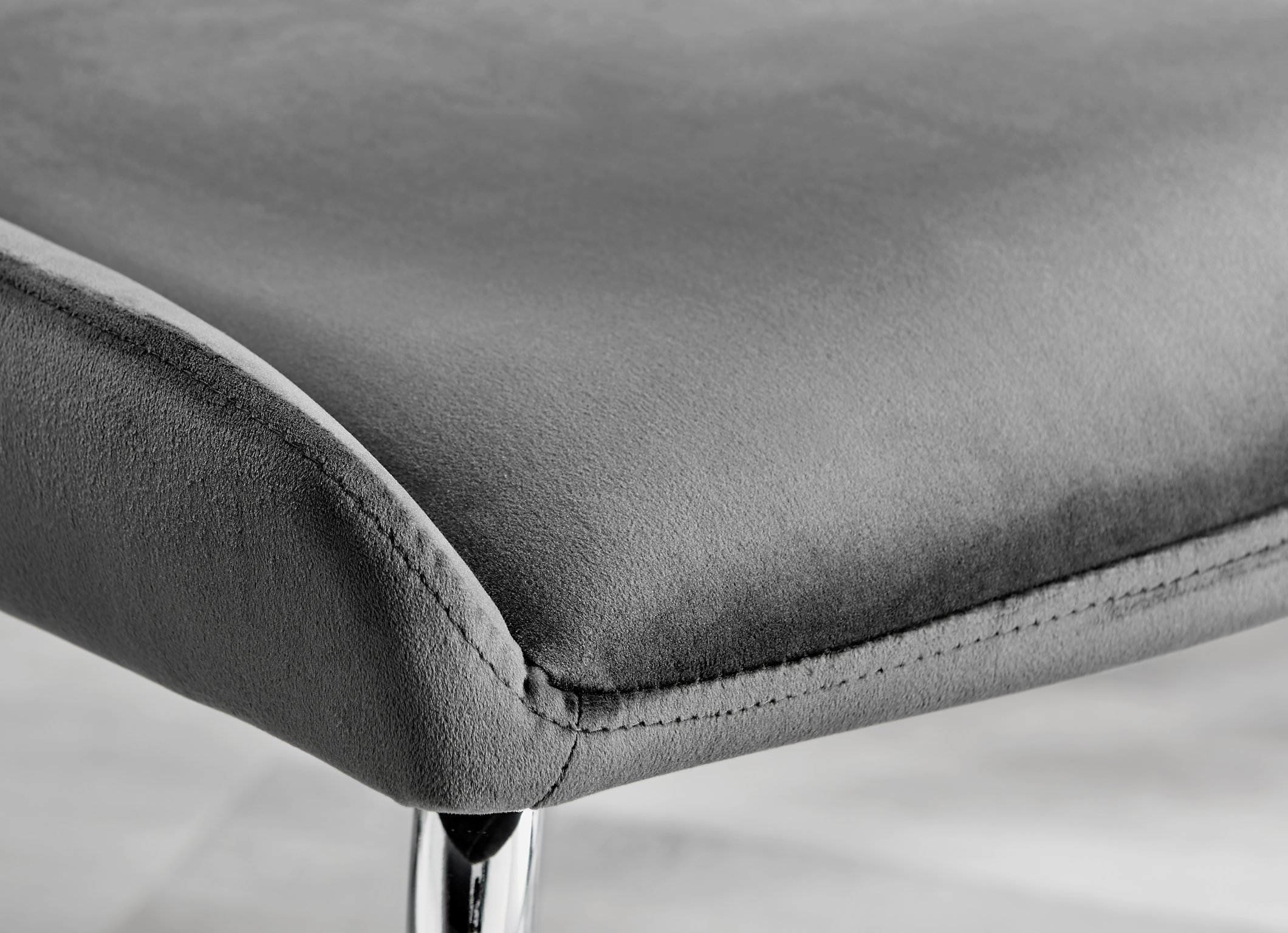 Set of 2 Nora Velvet Dining Chairs with Black or Chrome Legs Modern Wingback - Picture 73 of 79