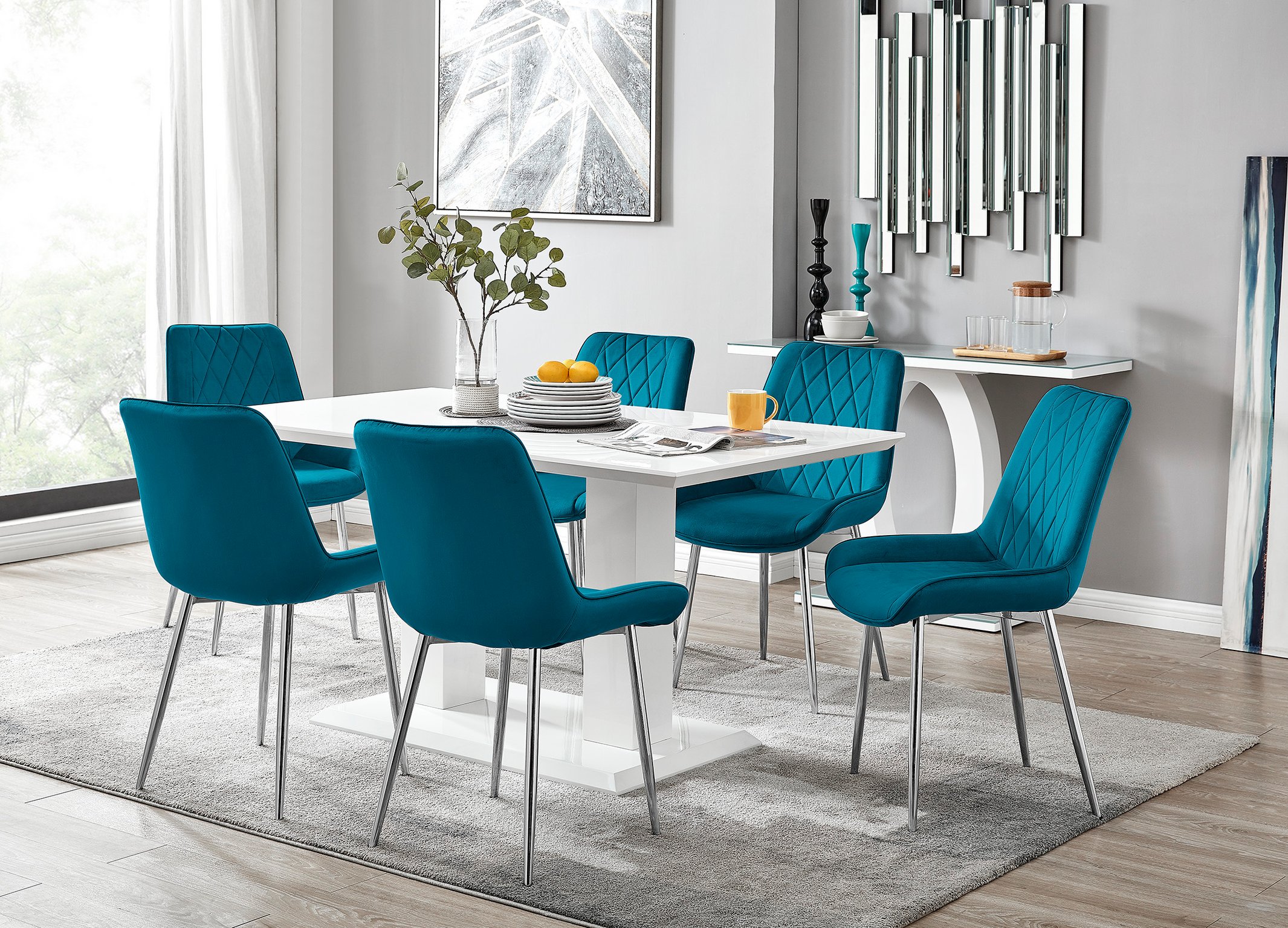 hollywood glam dining chairs