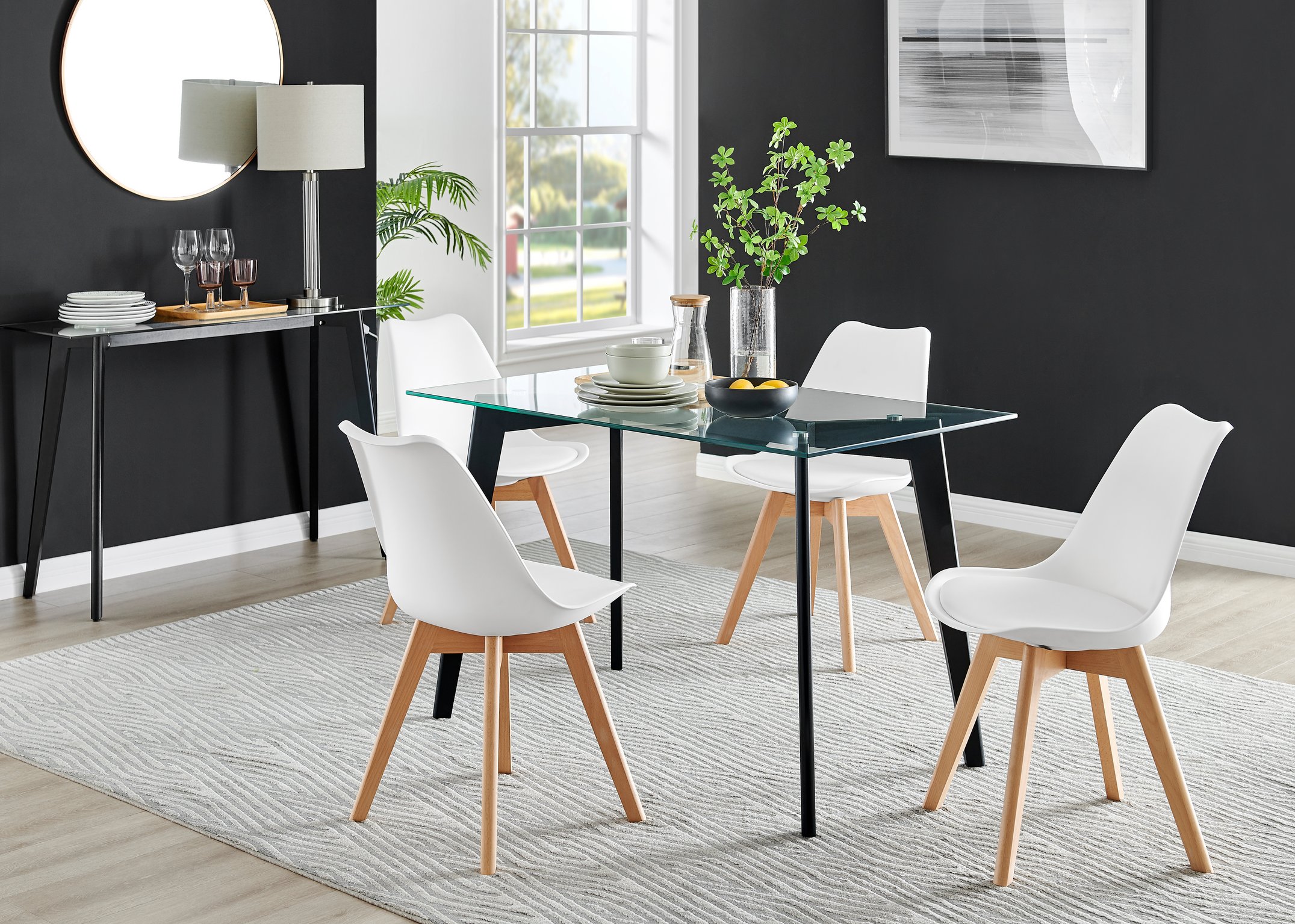 Black scandi dining chairs new arrivals