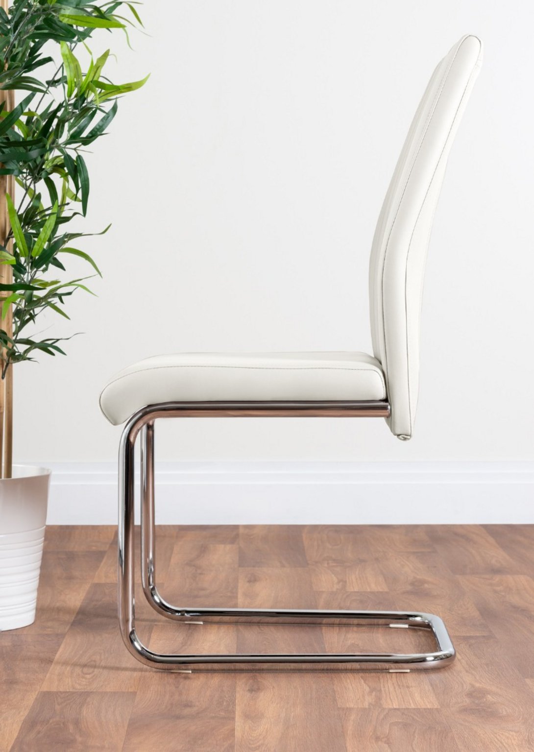 RENATO 120cm White Gloss Extending Dining Table &4/6 Faux Leather Lorenzo Chairs - Picture 118 of 118