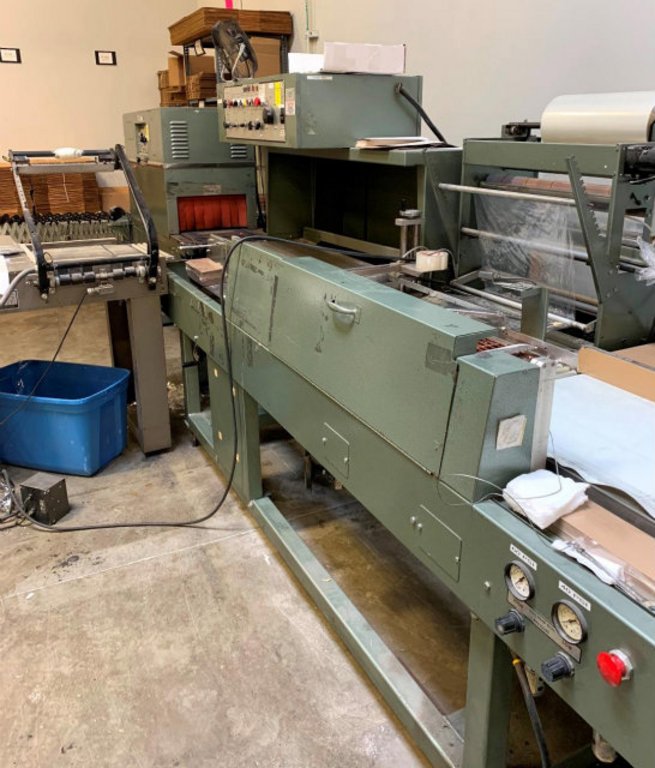 Used Weldotron 5911 Automatic Inline Shrink Wrapper