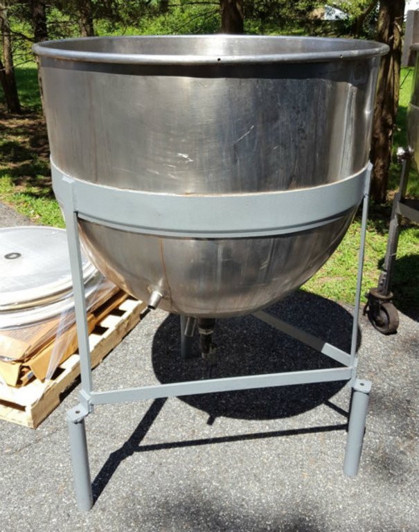 used stainless steel jacketed kettle