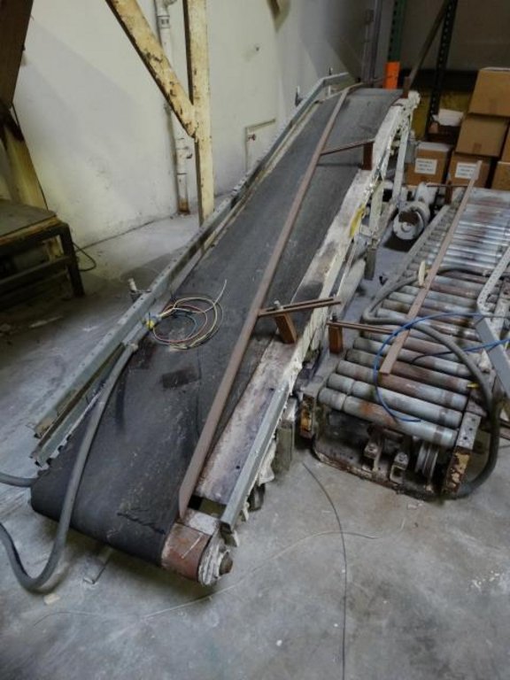 Used Hytrol TA Incline Belt Conveyor