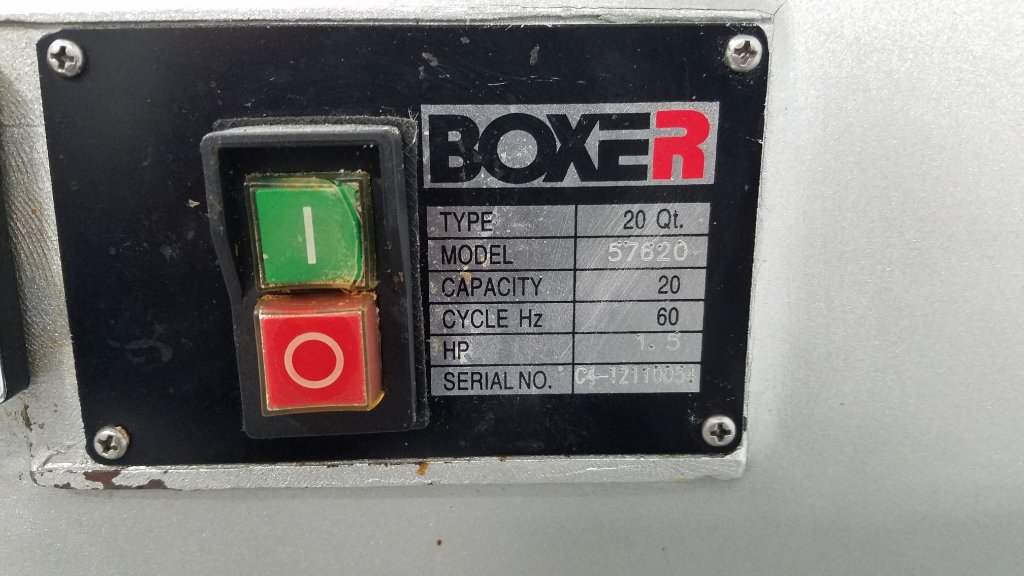 boxer 20 qt mixer