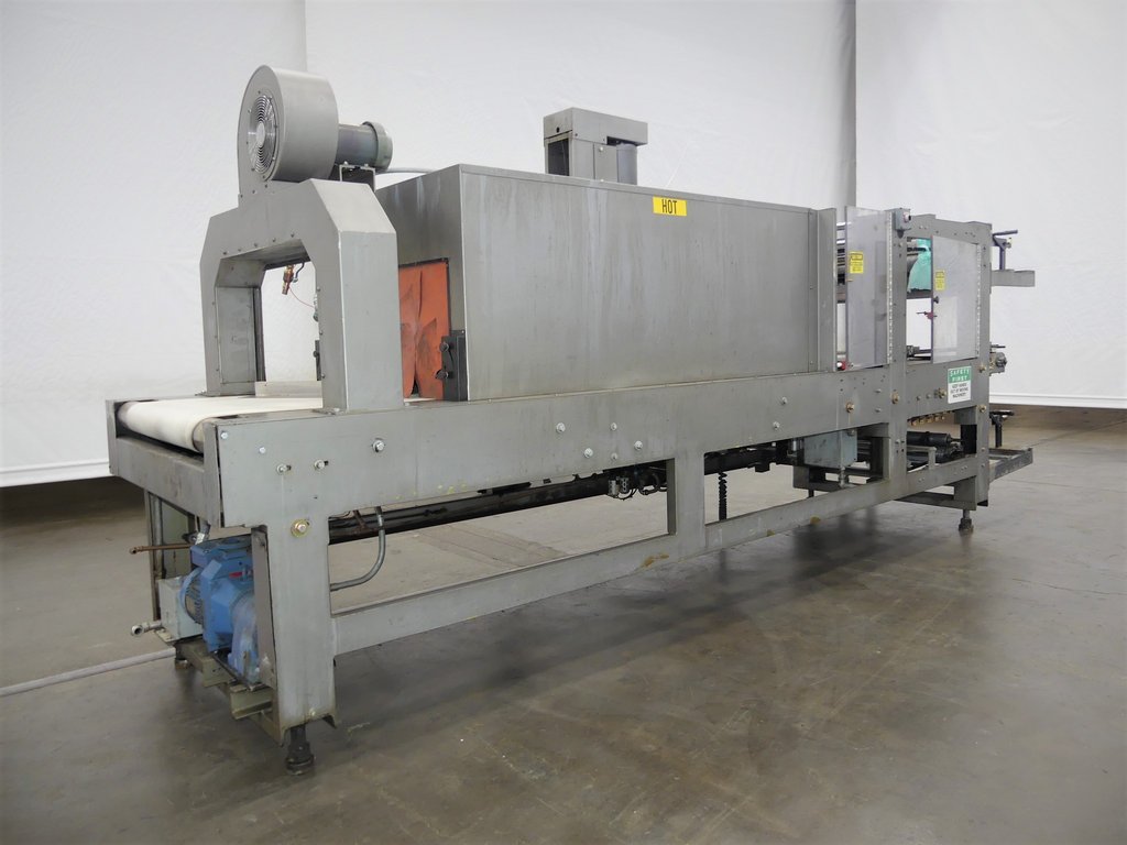 Used Arpac 105-28TW Inline Shrink Bundler With Shrink Tunnel