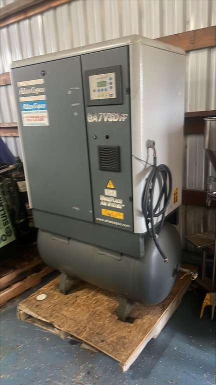 Used Atlas Copco GA7VSD FF Air Compressor