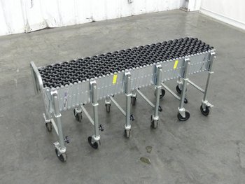 T1732S Flexible Gravity Skatewheel Conveyors 300 lbs capacity 22-3/4" wide 