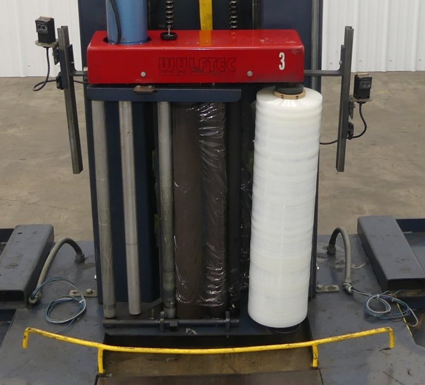 Wulftech Wrapper Pattern Used 555 Wulftec WLP-200D Double Pallet Wrapper