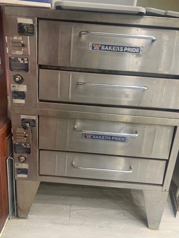 bakers pride y600 double deck pizza oven
