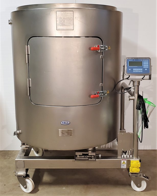 Used Pall Life Sciences 1000L Stainless Steel Jacketed Tank