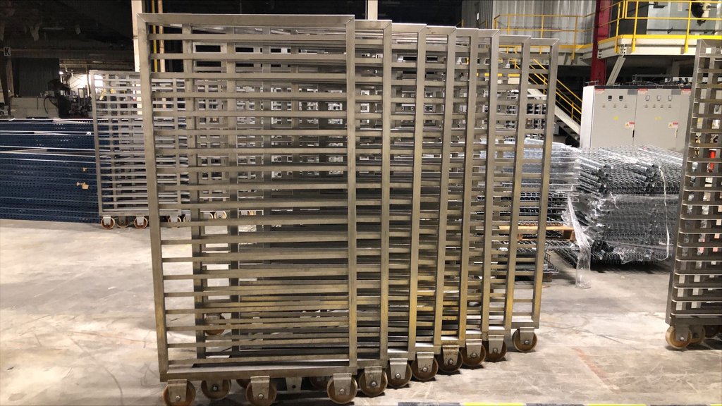 Request Similar Equipment Set of 8 Stackable Rolling Z Racks