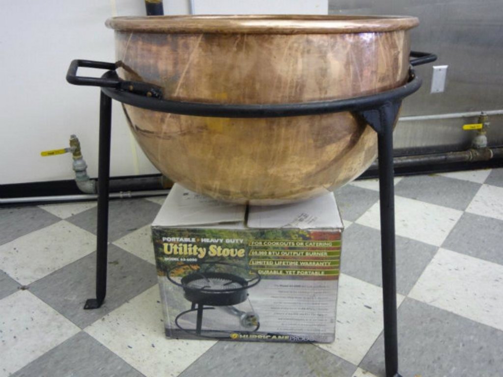 25 gallon copper kettle