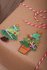 Picture of Craft Embellishment: Glitter Christmas Trees: Pack of 4