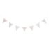Picture of Bunting: Wedding: Pink & White with Gold Glitter