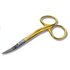 Picture of Scissors: Embroidery: Gold-Plated: Double Curved: 9cm/3.5in