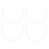 Picture of Bra Wires: 4 Pairs: 33cm: White