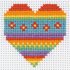 Picture of Counted Cross Stitch Kit: 1st Kit: Heart