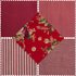 Picture of Fabric: Fat Quarters: Printed: Red: Bundle of 5
