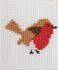 Picture of Cross Stitch Kit: Greetings Card: Robin