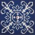 Picture of Diamond Painting Kit: White on Blue